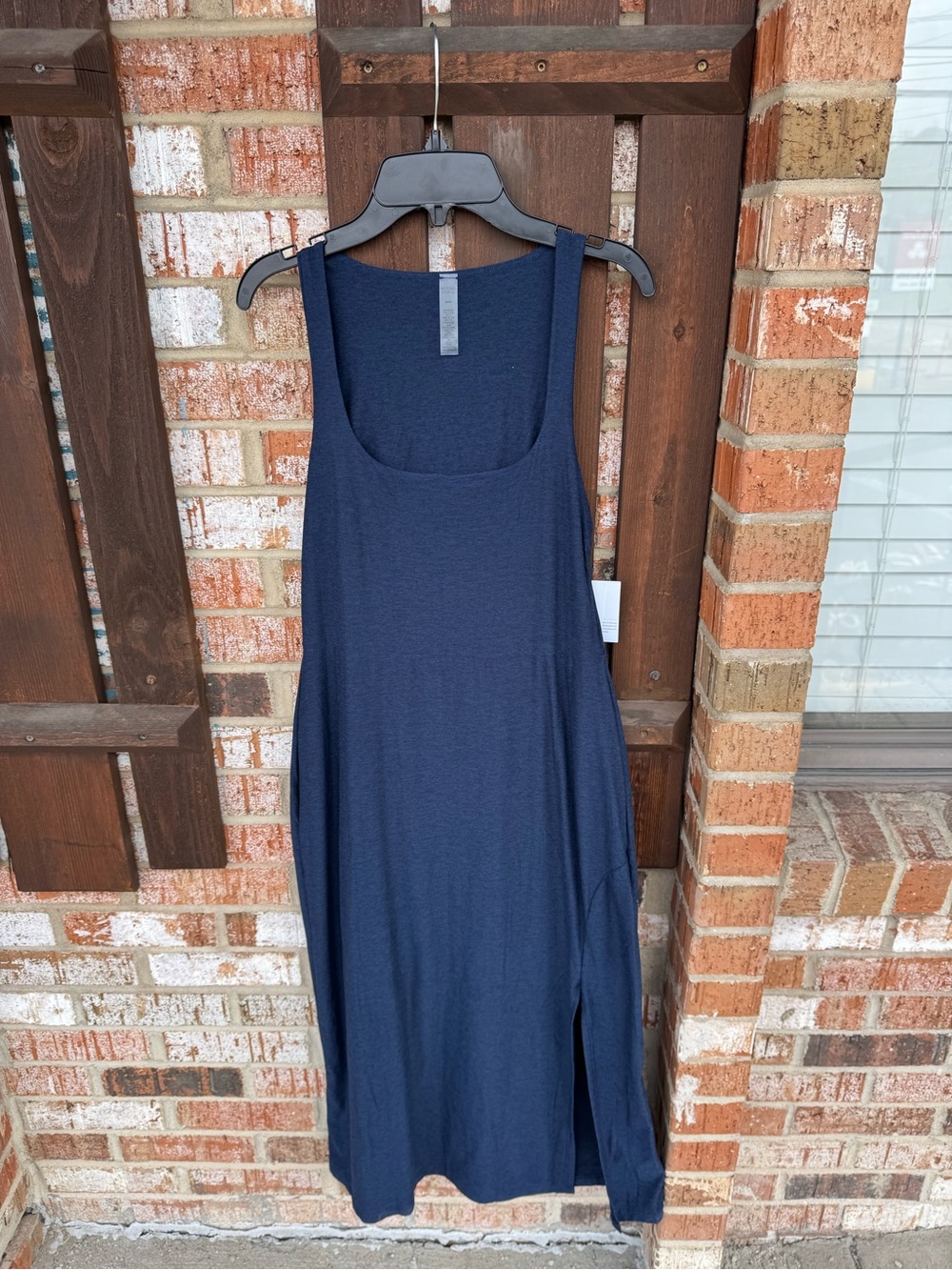 Beyond Yoga Navy Sleeveless Maxi Dress